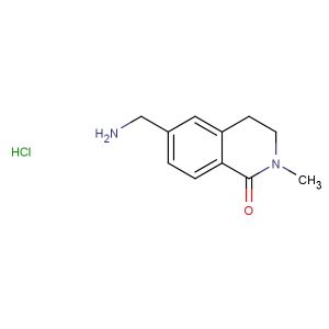 6-(aminomethyl)-2-methyl-3,4-dihydroisoquinolin-1(2H)-one hydrochloride