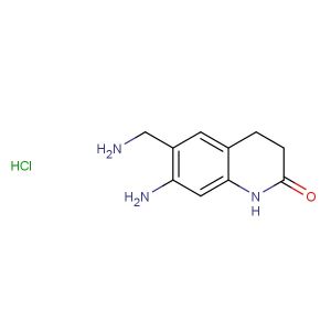 7-amino-6-(aminomethyl)-3,4-dihydroquinolin-2(1H)-one hydrochloride