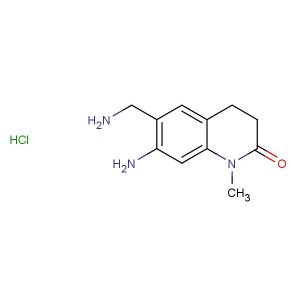 7-amino-6-(aminomethyl)-1-methyl-3,4-dihydroquinolin-2(1H)-one hydrochloride