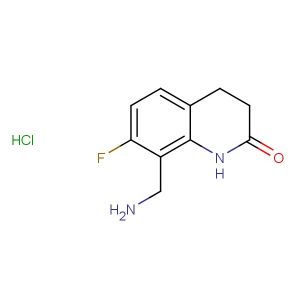 8-(aminomethyl)-7-fluoro-3,4-dihydroquinolin-2(1H)-one hydrochloride