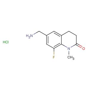 6-(aminomethyl)-8-fluoro-1-methyl-3,4-dihydroquinolin-2(1H)-one hydrochloride