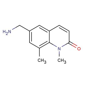 6-(aminomethyl)-1,8-dimethylquinolin-2(1H)-one