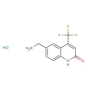 6-(aminomethyl)-4-(trifluoromethyl)quinolin-2(1H)-one hydrochloride