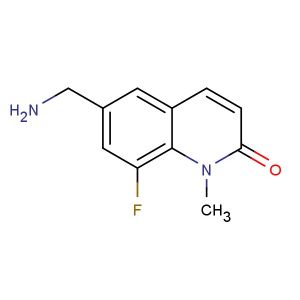 6-(aminomethyl)-8-fluoro-1-methylquinolin-2(1H)-one