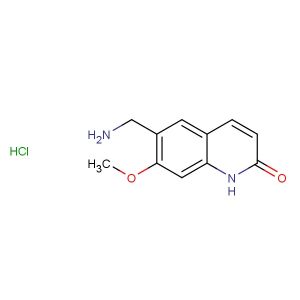6-(aminomethyl)-7-methoxyquinolin-2(1H)-one hydrochloride