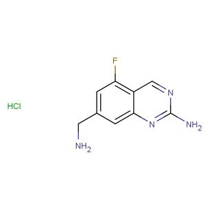 7-(aminomethyl)-5-fluoroquinazolin-2-amine hydrochloride