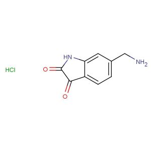 6-(aminomethyl)indoline-2,3-dione hydrochloride