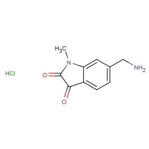 6-(aminomethyl)-1-methylindoline-2,3-dione hydrochloride