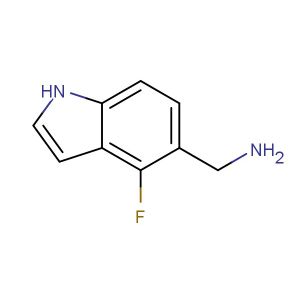 (4-fluoro-1H-indol-5-yl)methanamine