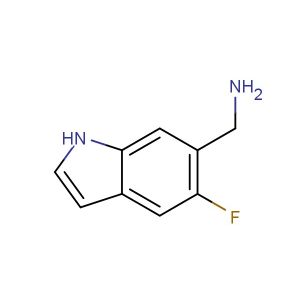 (5-fluoro-1H-indol-6-yl)methanamine