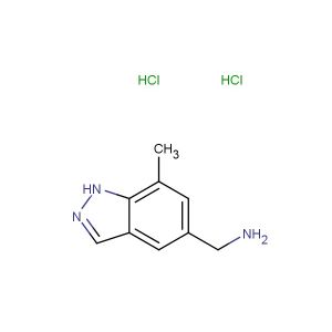 (7-methyl-1H-indazol-5-yl)methanamine dihydrochloride