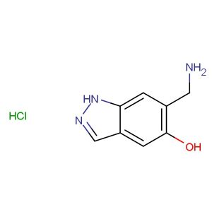 6-(aminomethyl)-1H-indazol-5-ol hydrochloride