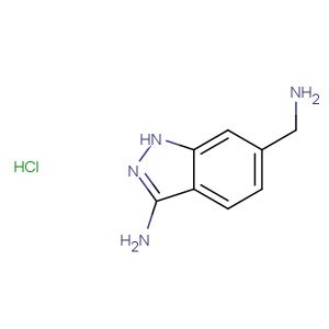 6-(aminomethyl)-1H-indazol-3-amine hydrochloride