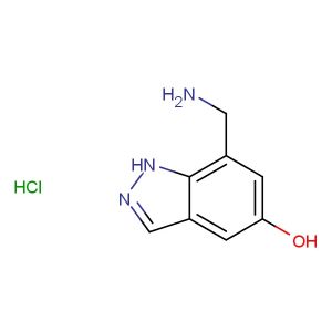 7-(aminomethyl)-1H-indazol-5-ol hydrochloride