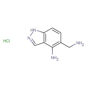 5-(aminomethyl)-1H-indazol-4-amine hydrochloride