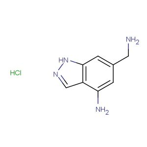 6-(aminomethyl)-1H-indazol-4-amine hydrochloride