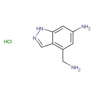 4-(aminomethyl)-1H-indazol-6-amine hydrochloride