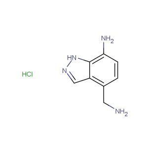 4-(aminomethyl)-1H-indazol-7-amine hydrochloride
