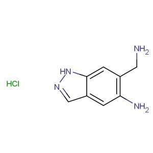 6-(aminomethyl)-1H-indazol-5-amine hydrochloride