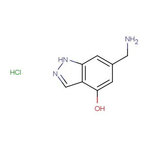 6-(aminomethyl)-1H-indazol-4-ol hydrochloride