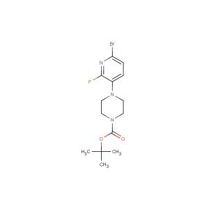 tert-butyl 4-(6-bromo-2-fluoropyridin-3-yl)piperazine-1-carboxylate