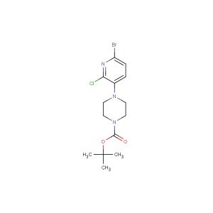 tert-butyl 4-(6-bromo-2-chloropyridin-3-yl)piperazine-1-carboxylate
