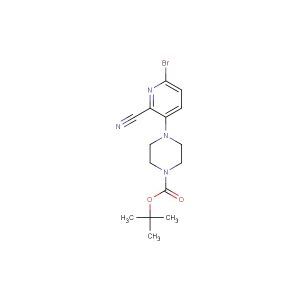 tert-butyl 4-(6-bromo-2-cyanopyridin-3-yl)piperazine-1-carboxylate