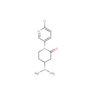 1-(6-chloropyridin-3-yl)-4-(dimethylamino)piperidin-2-one
