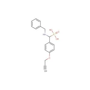 ((benzylamino)(4-(prop-2-yn-1-yloxy)phenyl)methyl)phosphonic acid