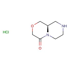 (R)-hexahydropyrazino[2,1-c][1,4]oxazin-4(3H)-one hydrochloride