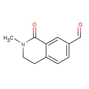 2-methyl-1-oxo-1,2,3,4-tetrahydroisoquinoline-7-carbaldehyde