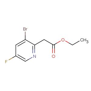ethyl 2-(3-bromo-5-fluoropyridin-2-yl)acetate
