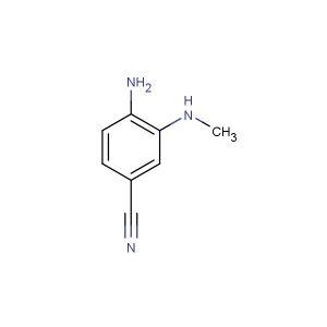 4-amino-3-(methylamino)benzonitrile