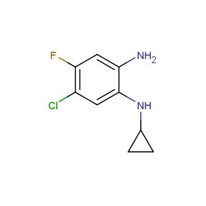 5-chloro-N1-cyclopropyl-4-fluorobenzene-1,2-diamine