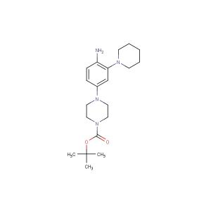tert-butyl 4-(4-amino-3-(piperidin-1-yl)phenyl)piperazine-1-carboxylate