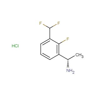 (S)-1-(3-(difluoromethyl)-2-fluorophenyl)ethan-1-amine hydrochloride