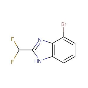 4-bromo-2-(difluoromethyl)-1H-benzo[d]imidazole