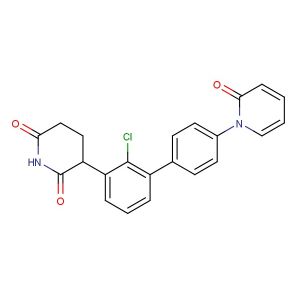 3-(2-chloro-4'-(2-oxopyridin-1(2H)-yl)-[1,1'-biphenyl]-3-yl)piperidine-2,6-dione