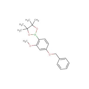2-(4-(benzyloxy)-2-methoxyphenyl)-4,4,5,5-tetramethyl-1,3,2-dioxaborolane