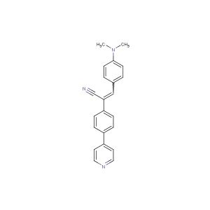 3-(4-(dimethylamino)phenyl)-2-(4-(pyridin-4-yl)phenyl)acrylonitrile
