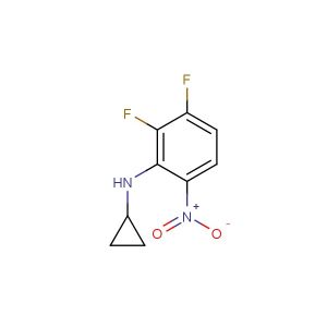 N-cyclopropyl-2,3-difluoro-6-nitroaniline