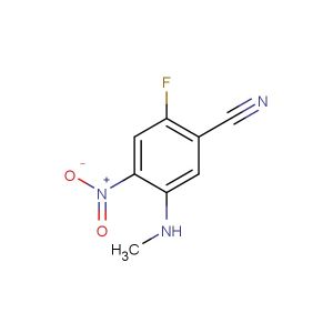 2-fluoro-5-(methylamino)-4-nitrobenzonitrile