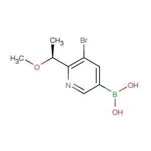 (S)-(5-Bromo-6-(1-methoxyethyl)pyridin-3-yl)boronic acid