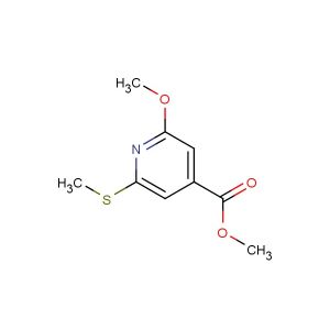 methyl 2-methoxy-6-(methylthio)isonicotinate