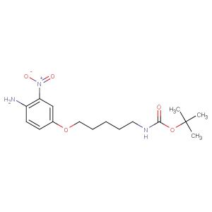 tert-butyl (5-(4-amino-3-nitrophenoxy)pentyl)carbamate
