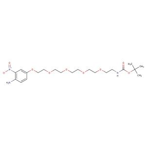 tert-butyl (14-(4-amino-3-nitrophenoxy)-3,6,9,12-tetraoxatetradecyl)carbamate