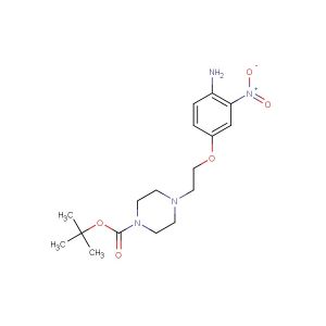 tert-butyl 4-(2-(4-amino-3-nitrophenoxy)ethyl)piperazine-1-carboxylate