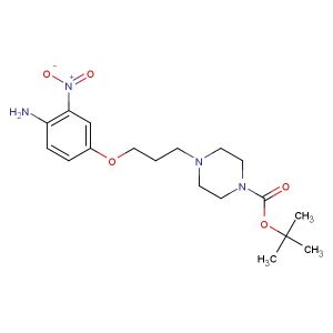 tert-butyl 4-(3-(4-amino-3-nitrophenoxy)propyl)piperazine-1-carboxylate