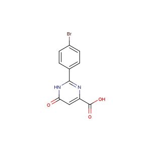 2-(4-bromophenyl)-6-oxo-1,6-dihydropyrimidine-4-carboxylic acid