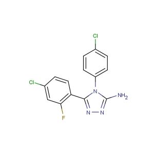 5-(4-chloro-2-fluorophenyl)-4-(4-chlorophenyl)-4H-1,2,4-triazol-3-amine